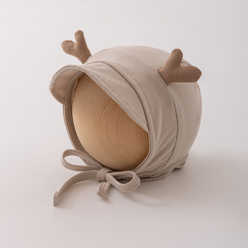 Sombreros para bebés primavera y otoño delgados lindos sombreros cortesanos para hombres y mujeres bebés pequeños recién nacidos sombreros