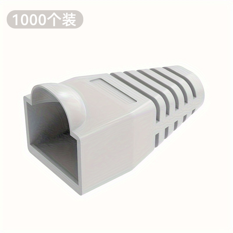 RJ45 cubierta protectora Red de cristal funda de color ultra-cinco 8P8C cristal manga de goma red al por mayor de cristal cabeza