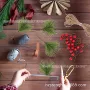 人造迷你绿色冬青圣诞树