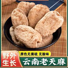 云南特产昭通小草坝天麻干货级无硫无添加乌产地直供免费老天麻