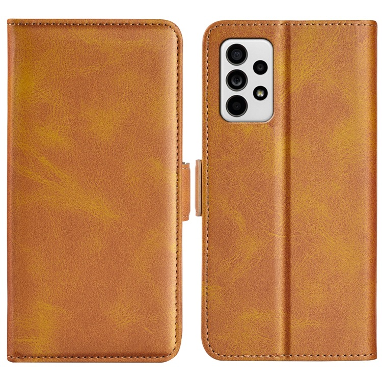 Aplicable a Samsung para Galaxy A33 5G Doble botón lateral succión izquierda y derecha cubierta con soporte