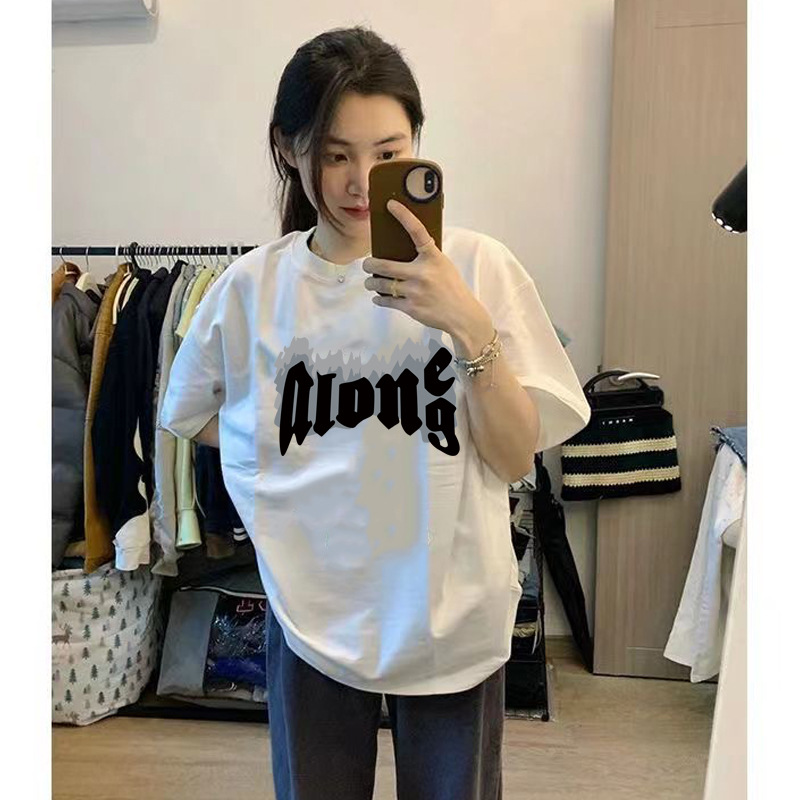 Bolsa de expresión facial manga corta Camiseta Linda cuello redondo Camiseta de manga corta para hombres y mujeres estilo coreano estudiante moda suelta ins Top par desgaste T image 9