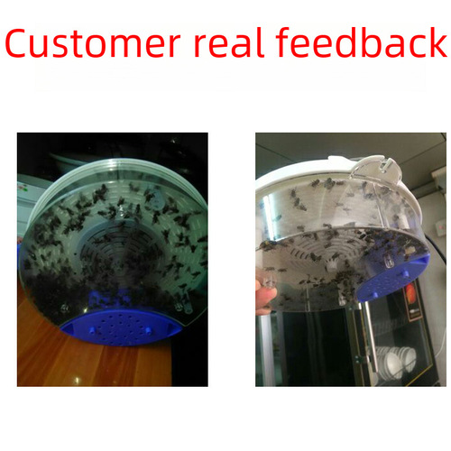 Home Fly Killer Electric Fly Catcher Quiet Catch Fly Catcher for Restaurants and Canteens, USB Charging Street Stall