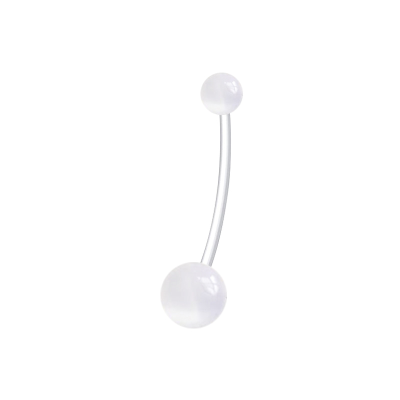 Modischer europäischer Schwangerschaftsring, Acryl-Pailletten-Bauchnabelpiercing, UV-beständiger Piercing-Schmuck, einfach zu tragen_voghion.com