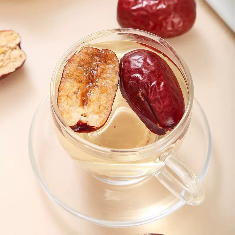 Dried Red Dates Slices 500g Da Zao Chinese Jujube Slices for Tea Soup and Congee quality and texture