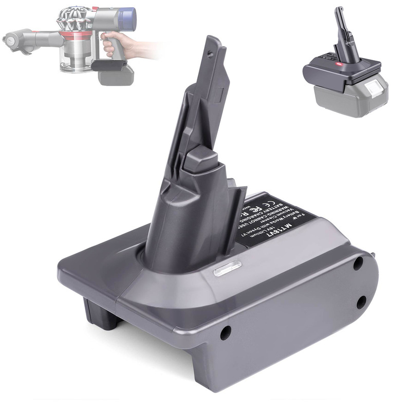 Suitable for Dyson vacuum cleaner V7V8 adapter suitable for Makita Dewei portable tool 36-40V lithium battery