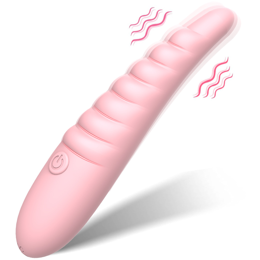 Liquid Silicone Threaded Vibrator For Couples And Women_voghion.com