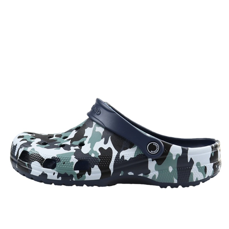 Source Factory zapatos con agujeros para hombres camuflaje verano Baotou sandalias y zapatillas antideslizantes y transpirables sandalias al aire libre zapatos de playa