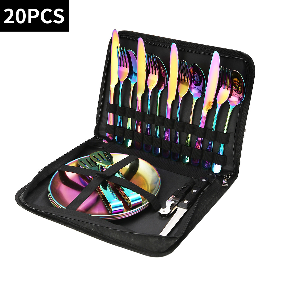 사각 블랙백 20종 세트 [컬러풀 식기]