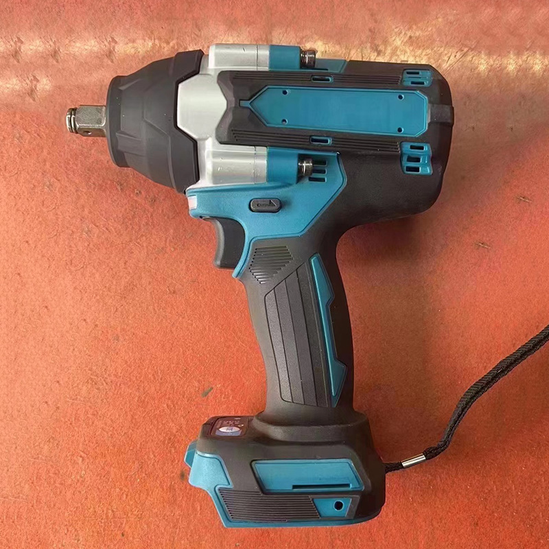 Llave de impacto eléctrica transfronteriza, llave eléctrica de litio recargable de alta potencia, llave eléctrica de litio, pistola de reparación de vapor al por mayor