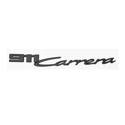 Porsche Taycan logo | Car logo - matt-black-911carrera-one-piece