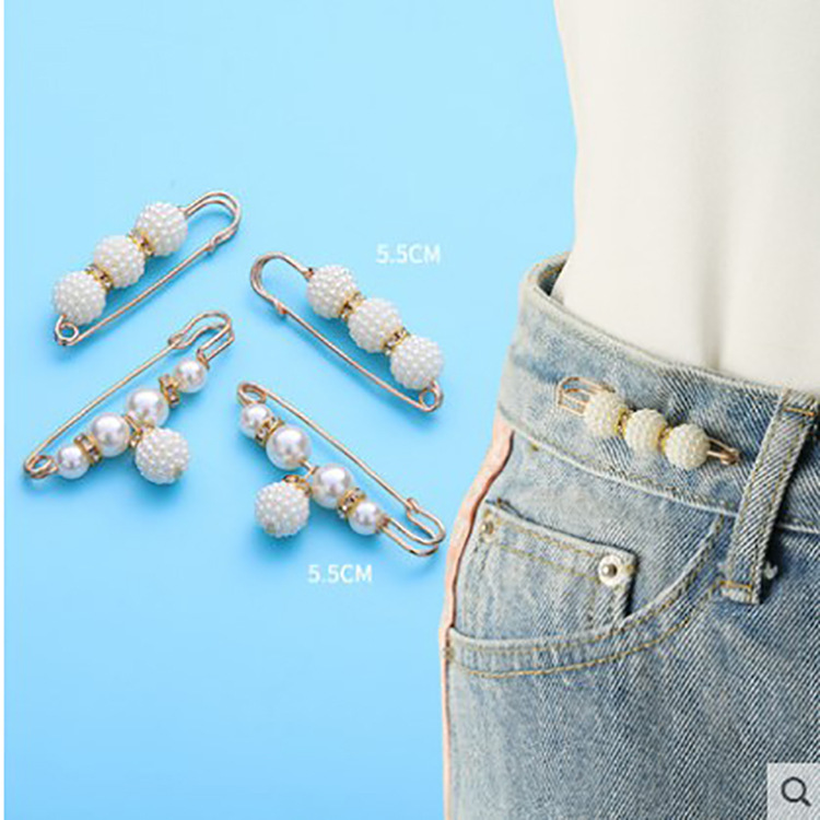PIN combinación de corrección de cintura artefacto cintura falda de ajuste de cintura anti-exposición hebilla broche mujer ropa fija