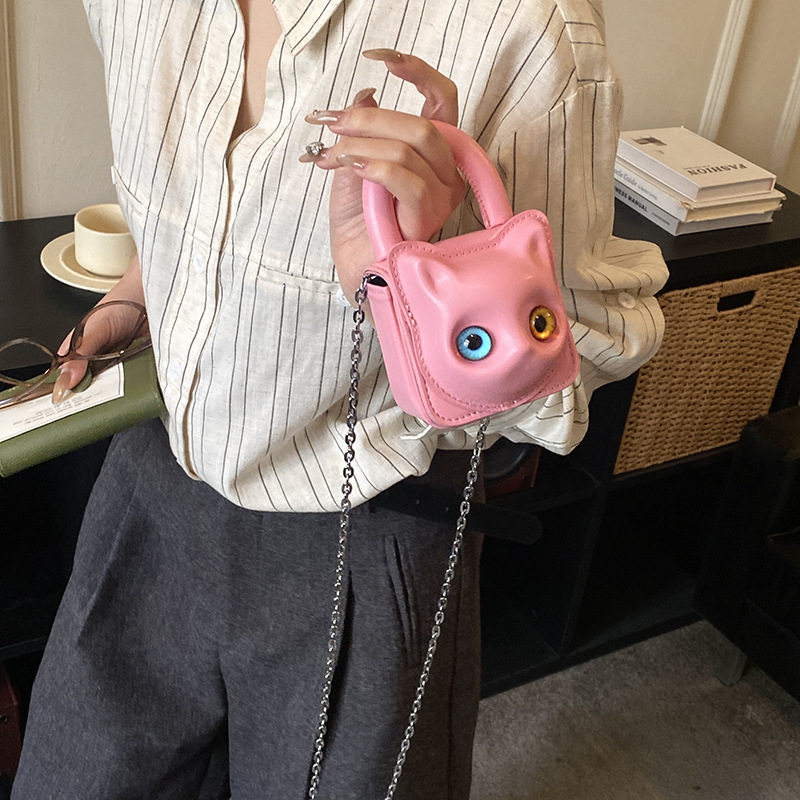 Diseño de moda sensación de pequeño gato bolso mini lindo bebé cadena mochila cross-border nuevo bolso para niños