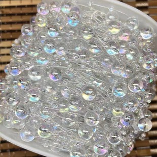 8+3 starry fish line connecting beads AB magic color beaded solar terms Christmas lighting toys headdress accessories