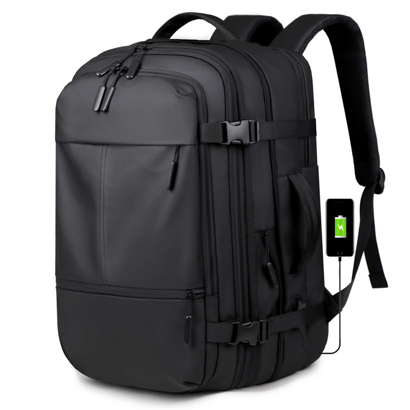 Business backpack, outdoor travel, large capacity, multi-functional backpack, casual men's waterproof laptop bag, student school bag