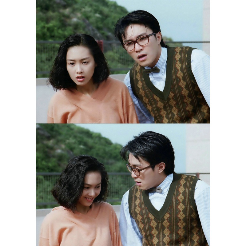 Zhou Xingchi foto de película clásica póster nostálgico retro decoración marco dormitorio pintura de pared simple