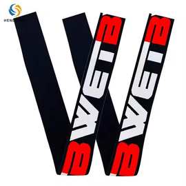 恒峰软绒毛提花松紧带彩色字母针织弹性带包装服装辅料批发