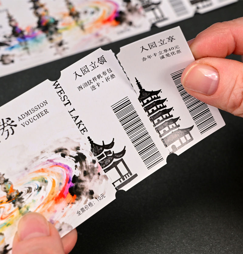 Xijia Gutscheine Wertgutscheine benutzerdefinierte Kartendruck Erlebnis Gastronomie Rabattgutscheine Einlassgutscheine Tickets Individualdruck Design