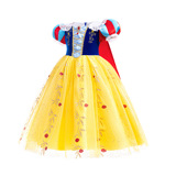 Платье для принцессы, наряд маленькой принцессы, юбка, косплей, в западном стиле, детская одежда, «Холодное сердце»