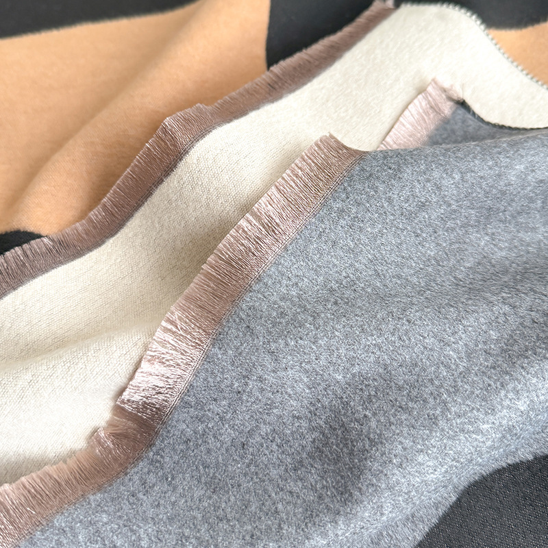 Women's Elegant Basic Color Block Viscose Fiber Scarf display picture 8