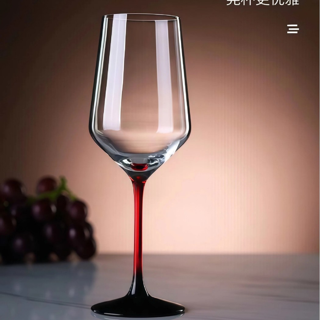 Vaso de vino creativo europeo de alto nivel casero de cristal borgoña barra de vidrio de uva blanca copa de champán