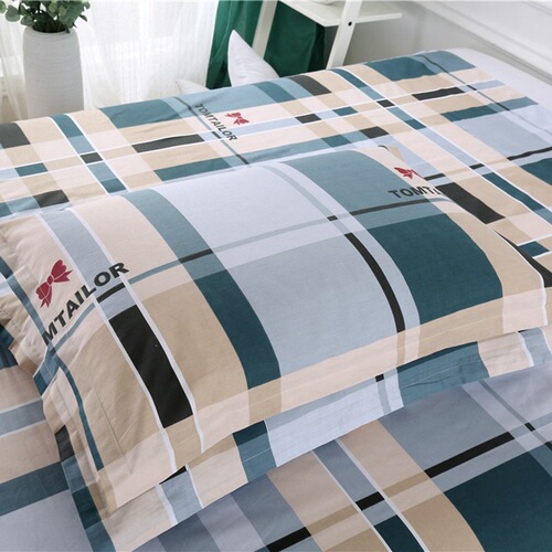 New cotton pillowcase 12868 skin-friendly soft cotton single pillowcase printed envelope single and double pillowcase
