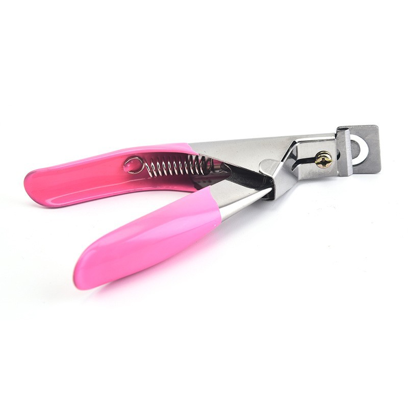 Cortador de Uñas Postizas de Plástico y Acero Inoxidable con Diseño en Forma de U para Manicura