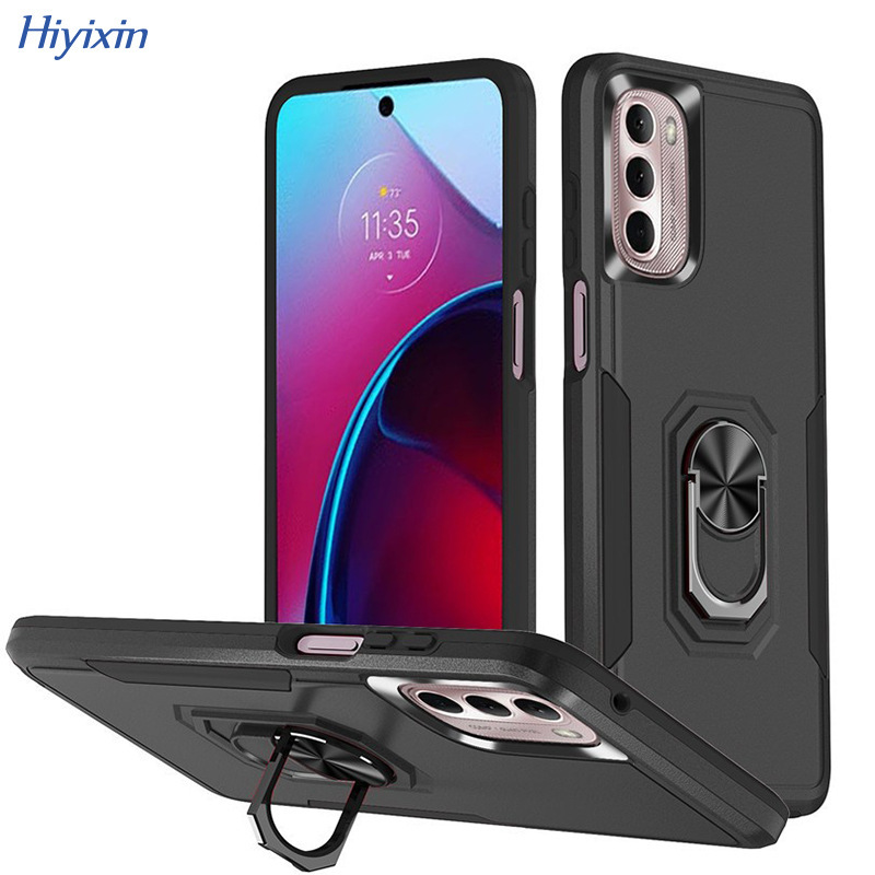 Suitable for Moto g Stylus Magnetic Car Phone Case Moto g Power Trailblazer Color-Blocking Protective Cover