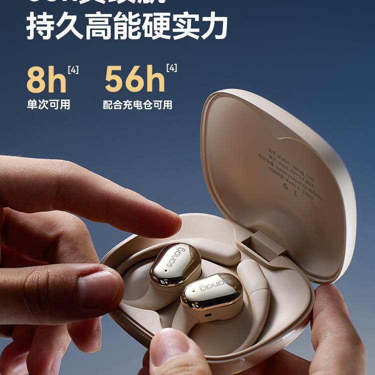 Sanag C16 完全ワイヤレス 長時間再生可能 オーバーイヤー スポーツ HiFi 音質 OWS Bluetooth ヘッドセット|undefined