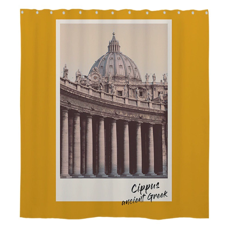 Amoy поставка Amazon взрывы цифровая печать водостойкая полиэфирная занавеска для душа большое количество скидка