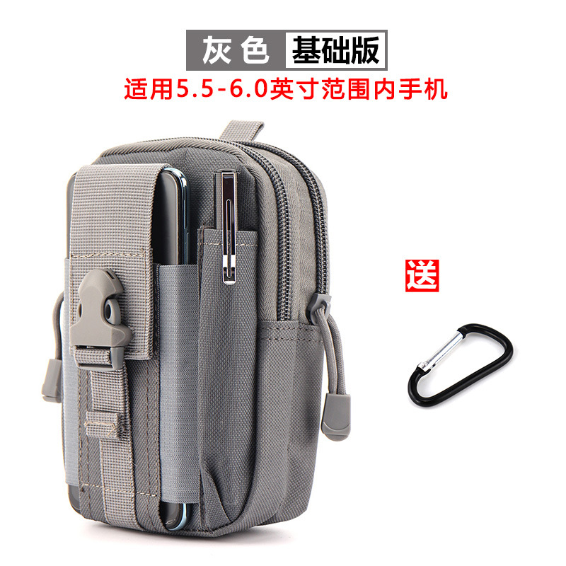 Multi-funcional sitio de construcción trabajo bolso del teléfono móvil bolso de la cintura táctica de los hombres a prueba de agua cinturón de mediana edad y ancianos mini bolso crossbody