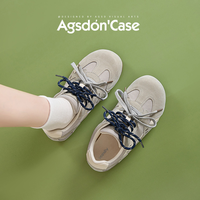 Augustion Ballet alemán zapatos de entrenamiento femenino 2025 verano nuevo estilo malla deportes zapatos casuales zapatos planos