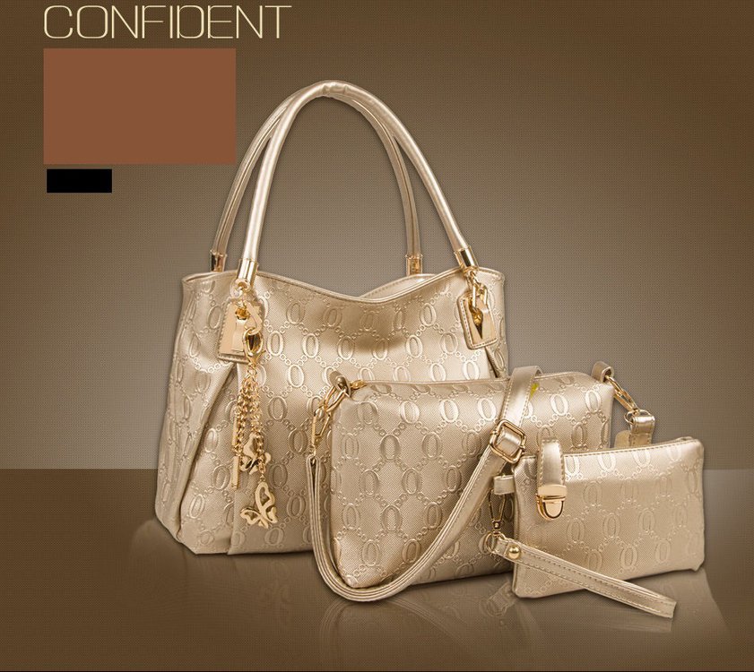 European and American mother-and-child bags, single-shoulder bags, crossbody bags, handbags, three-piece sets, women's bags, trendy cross-border one-piece delivery worldwide Item Picture