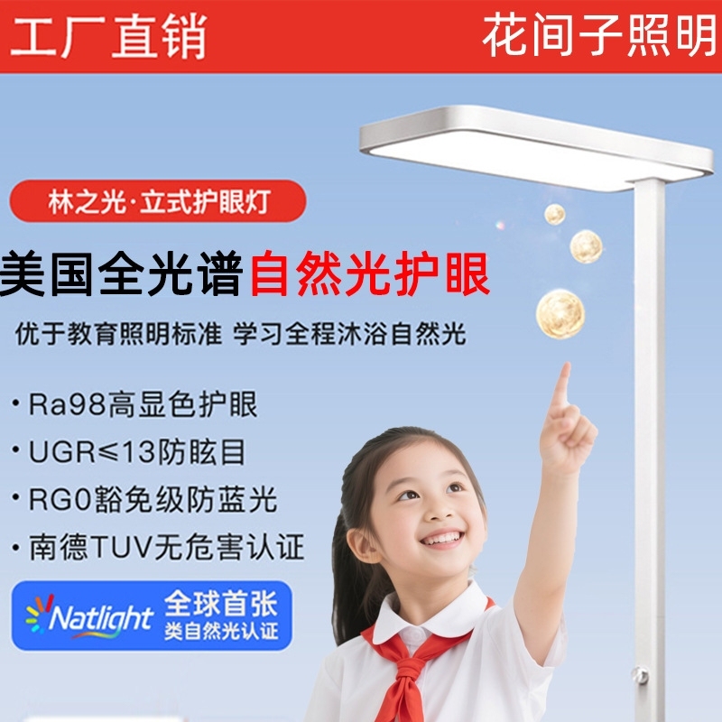 大路灯全光谱儿童台灯护眼学习专用防近视小教室落地灯钢琴阅读灯|undefined