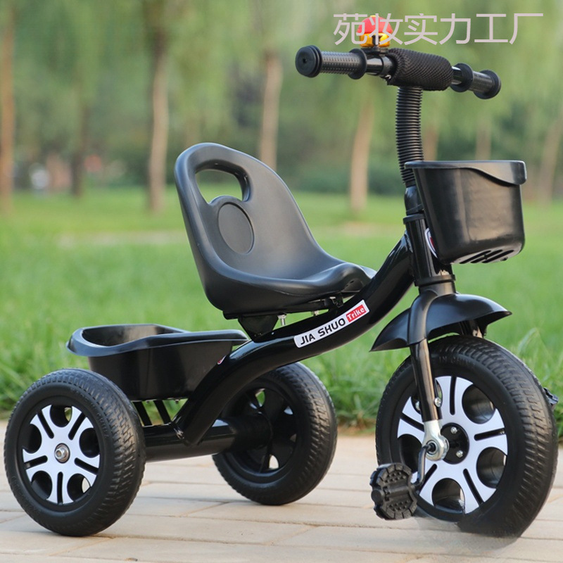 Children's Tricycle Pedal Stroller Bicycle - Large Infant Pedal Tricycle Stroller