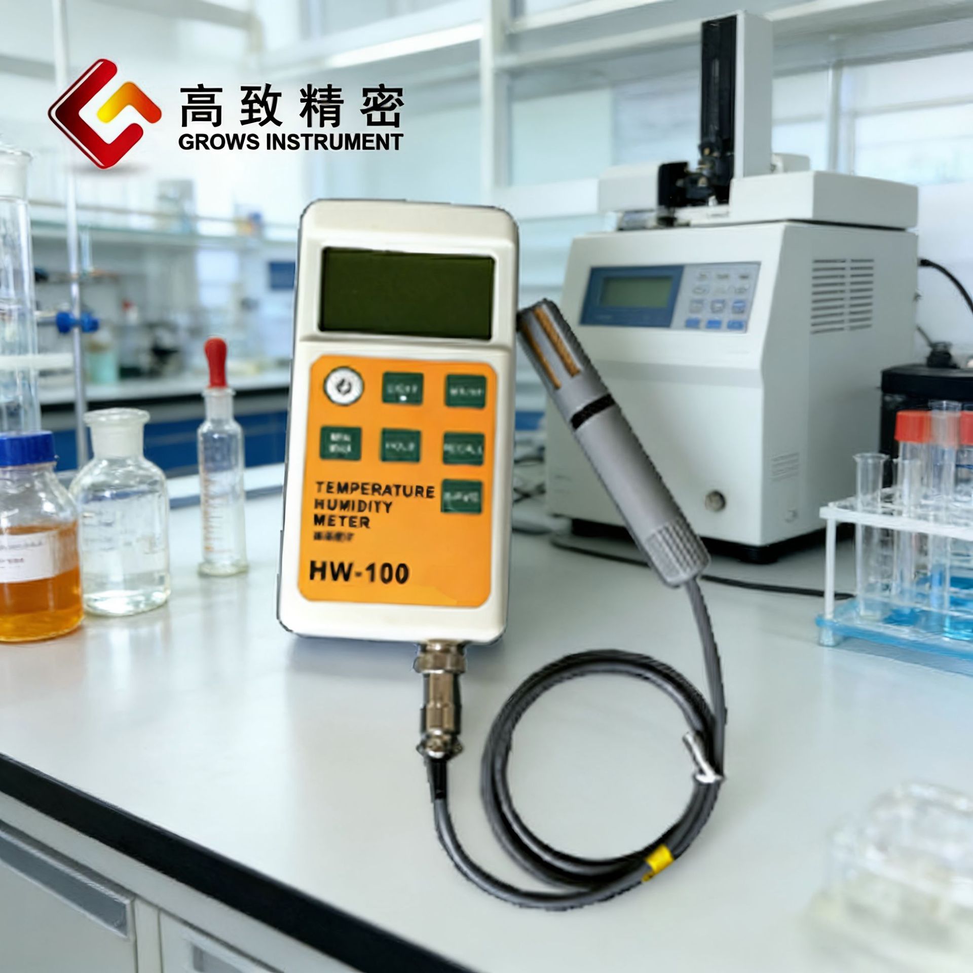 HW100����ʪ�ȼ� �߾��ȹ�ҵ��ʪ�ȼ�������ʾ����̽ͷʪ�ȼ�