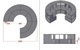 C shape: 2000 diameter*600 width*600 height