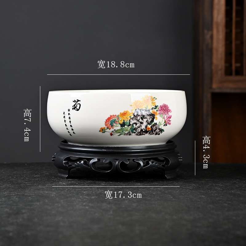 Cuenco de nenúfares, flores de cobre, macetas especiales con paletas, utensilios hidropónicos de cerámica, macetas grandes para el hogar, liquidación al por mayor