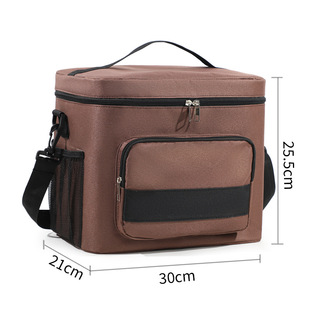 Cross-border portable incubator simple outdoor camping fresh-keeping picnic bag office workers slung ice bag lunch box insulation bag