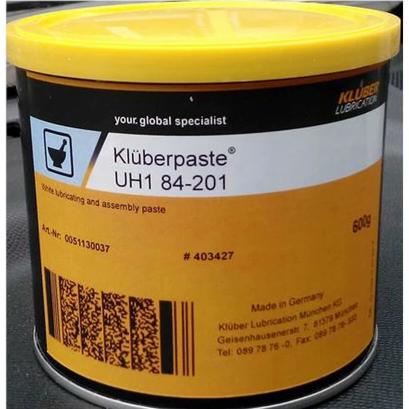 Kluberpaste UH1 84-201 Пищевая белая консистентная смазка Белая паста