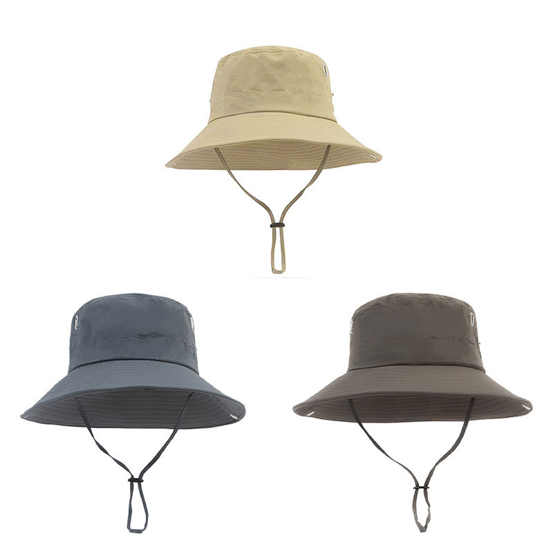 Unisex Basic Solid Color Wide Eaves Bucket Hat display picture 2