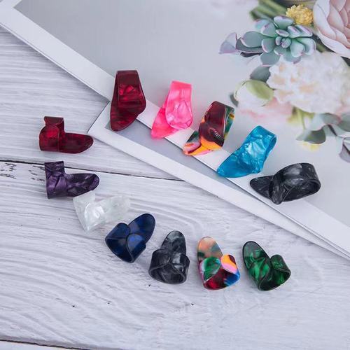Celluloid Guitar Thumb Pick Guitar Ukulele Thumb Index Finger Pick Musical Instrument Accessories