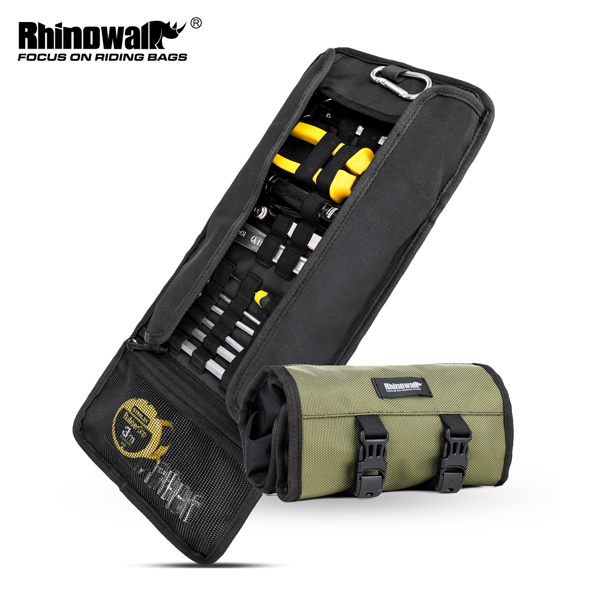 Rhinowalk/Rhinowalk Motorcycle Repair Tool Kit Portable Bicycle Repair Kit Bag