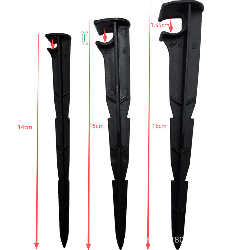 4/7 8/12 16mm Hose Bracket 16mm Pipe Support Rod Ground Stake Fixed Rod Reinforcement Nail Small Ground Stake