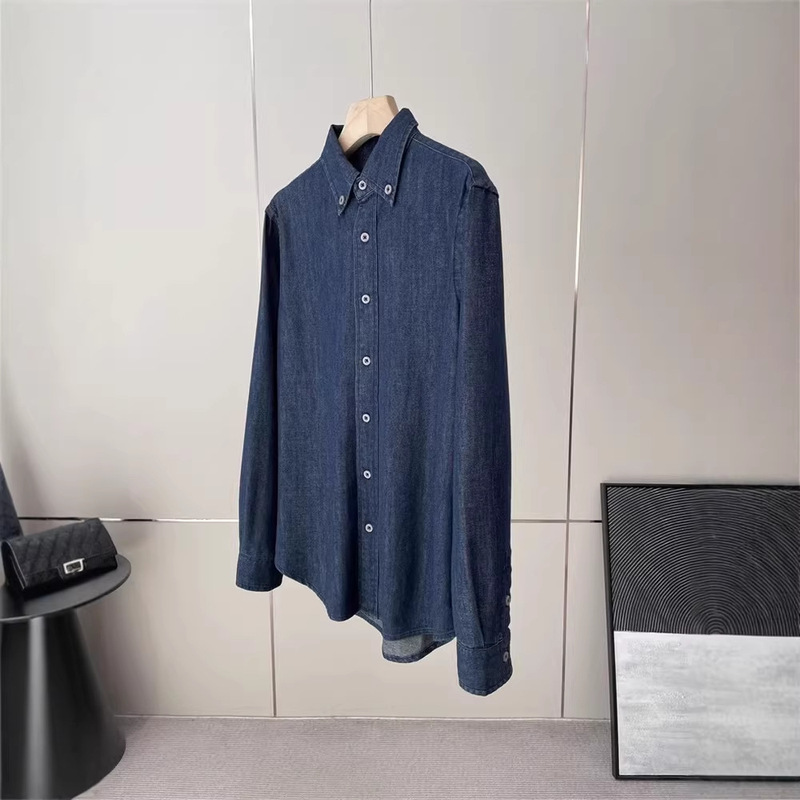 In-Stock Old Stock!!! Remaining Order Materials!!! High-End Gold-Thread Denim Yarn, Heavy Wash, Loose-Fitting Denim In-Stock Old Stock!!! Remaining Order Materials!!! High-End Gold-Thread Denim Yarn, Heavy Wash, Loose-Fitting Denim