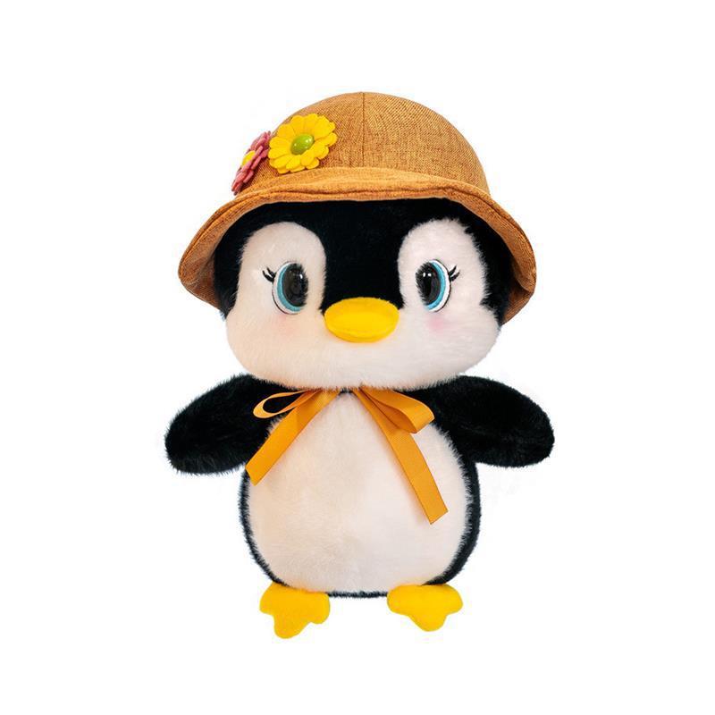 Pingüino redondo juguete de peluche muñeca margarita pareja pingüino muñeca infantil regalo de cumpleaños boutique máquina de captura muñeca