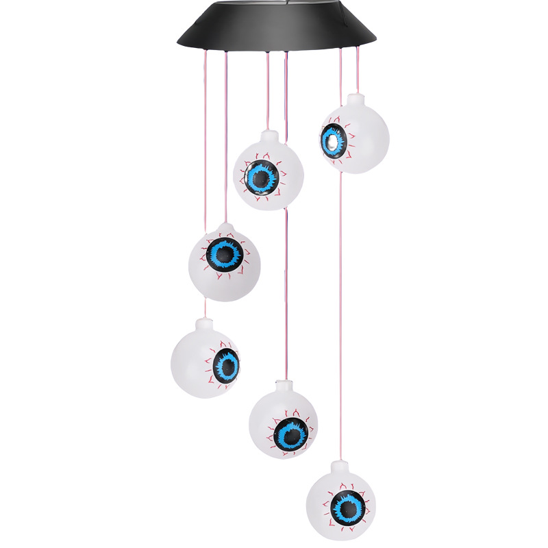 Transfronterizo de viento solar carillón lámpara LED Pájaro Rojo lámpara colgante lámpara de mariposa Lámpara decorativa al aire libre ambiente de vacaciones lámpara de paisaje