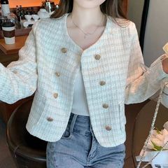 小香风短外套女春秋款法式高级设计感气质名媛开衫2025新款小香风