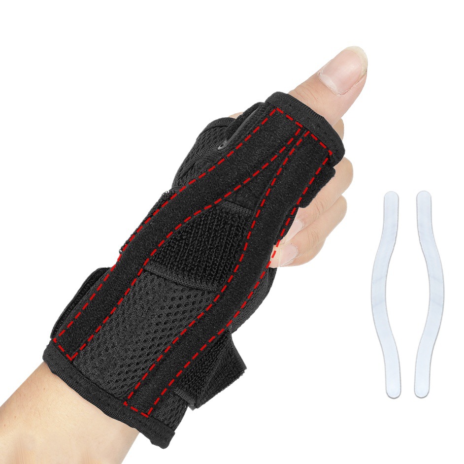 Cross-Border Sports Thumb Wrist Brace for Men and Women, Fitness Protection, Basketball Tendon Sheath, Finger Joint Fixation Support, Finger and Wrist Brace