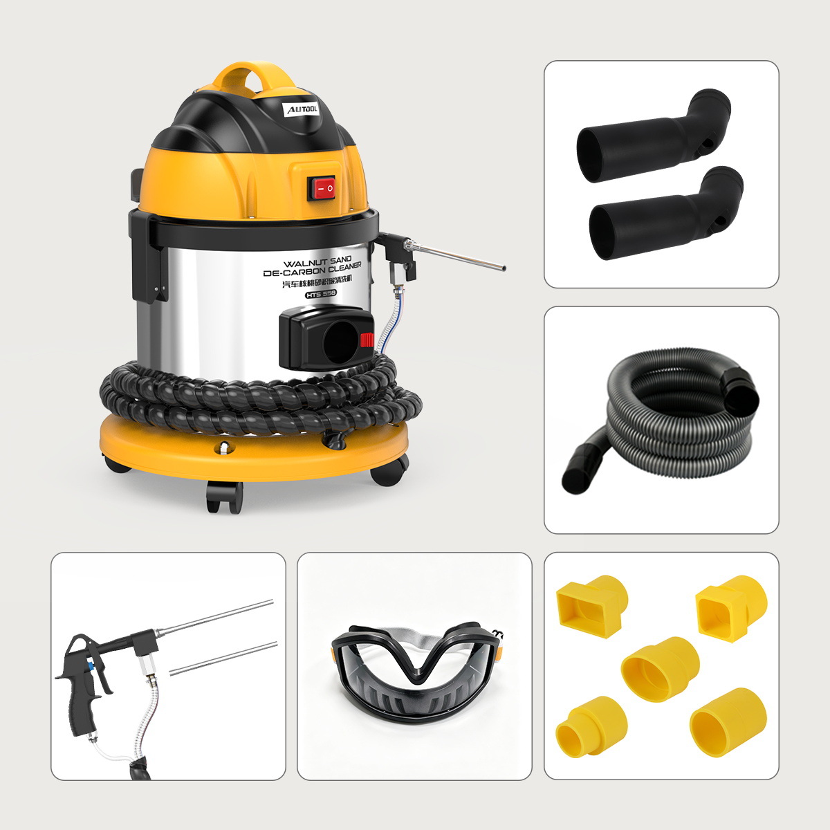 Limpiador de Descarbonización por Arena de Nuez HTS558 220V para Motor de Automóvil image 3